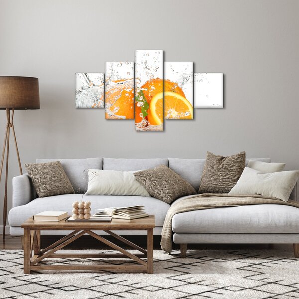 Obraz - Šťavnaté pomeranče (125x70 cm)