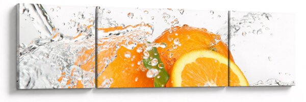 Obraz - Šťavnaté pomeranče (170x50 cm)