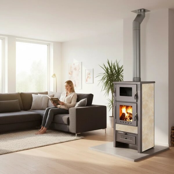 PRO-TERMO Krbová kamna TAURUS CERAMIC - béžová