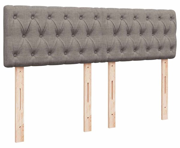Box spring postel s matrací taupe 140x190 cm textil 3287462