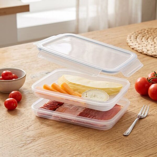 Dóza dvoupatrová FRESHBOX 1,0 l, obdélníková