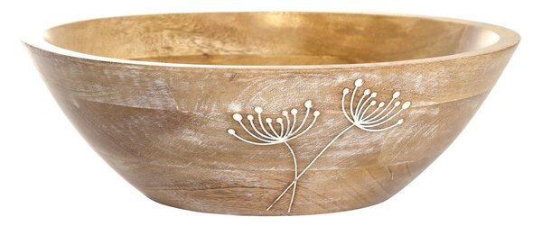 Dřevěná servírovací mísa z mangového dřeva Tours Bowl - Ø 30*10 cm - Chic Antique