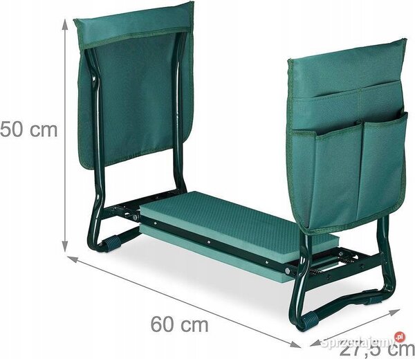 Zahradní židle Relaxdays plast zelená