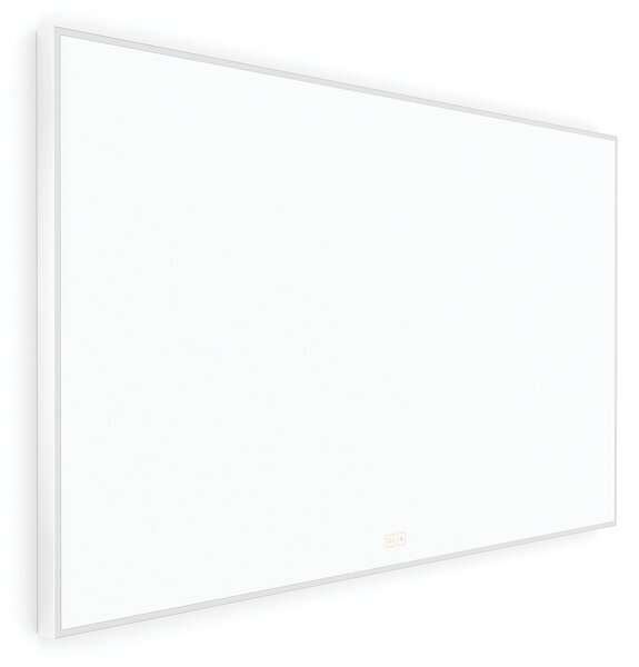 Bílé LED zrcadlo 1200x700 se dvěma dotykovými senzory