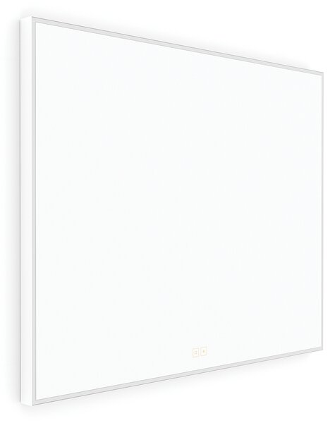 Bílé LED zrcadlo 900x700 se dvěma dotykovými senzory