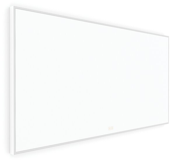 Bílé LED zrcadlo 1400x700 se dvěma dotykovými senzory