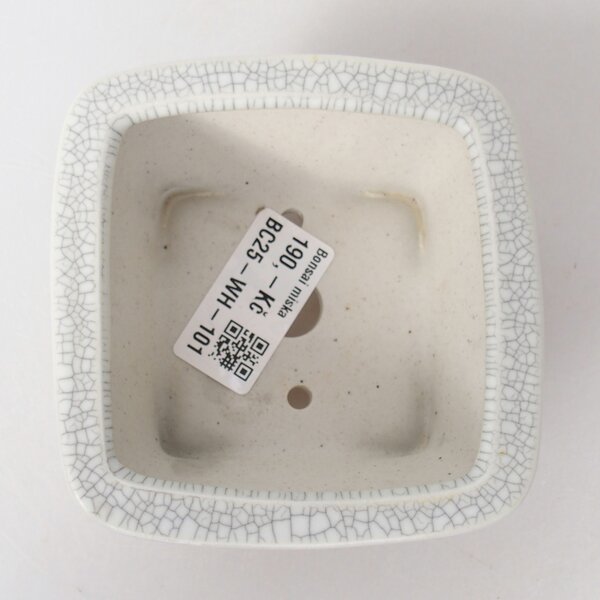 E-bonsai Keramická bonsai miska 9,5 x 9,5 x 5 cm raku