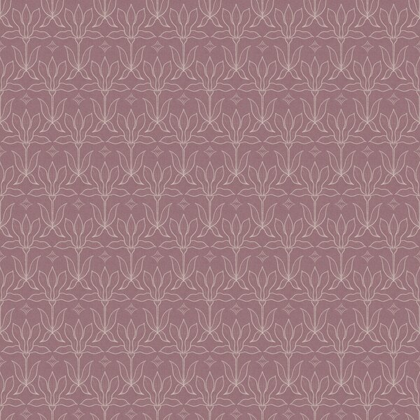 FUGU Romantická tapeta Magnolia Mirror – Dusty Rose Materiál: Digitální eko vlies - klasická tapeta nesamolepicí