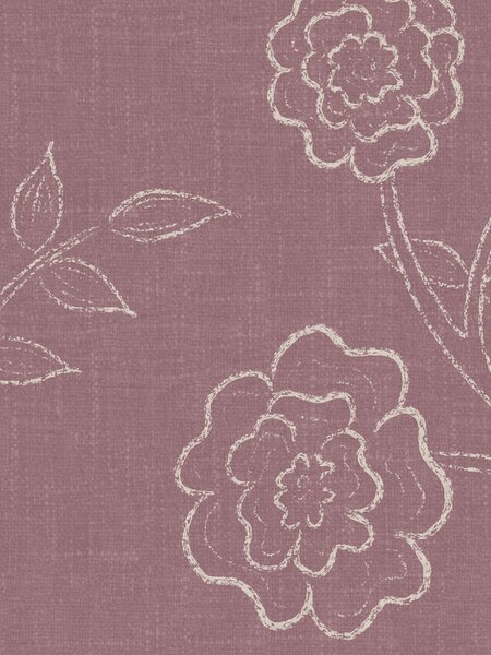 FUGU Romantická tapeta s růžemi – Trailing Roses Dusty Rose Materiál: Digitální eko vlies - klasická tapeta nesamolepicí