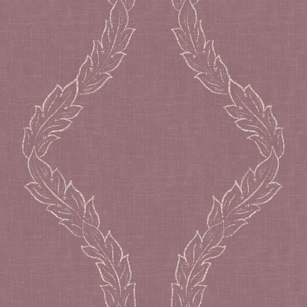 FUGU Romantická tapeta s jemným ornamentem – Silent Damasc Dusty Rose Materiál: Digitální eko vlies - klasická tapeta nesamolepicí
