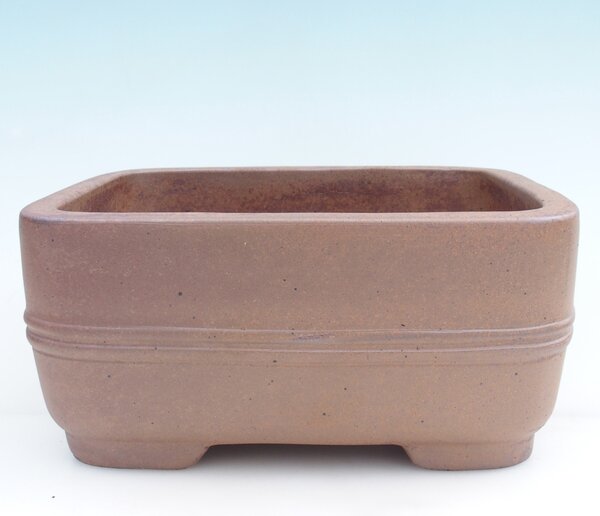 E-bonsai Keramická bonsai miska 26 x 20,5 x 12 cm hnědá