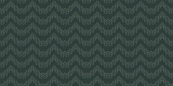 FUGU Elegantní tapeta s listovým obloukem – Calm Stitch Dark Green Materiál: Digitální eko vlies - klasická tapeta nesamolepicí