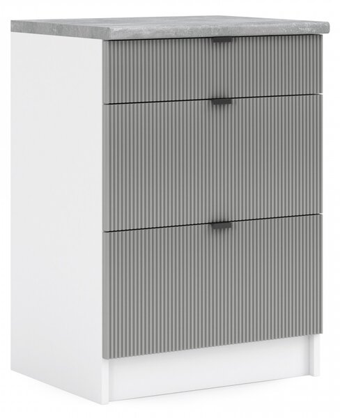Kuchyňská skříňka LAM spodní 60 cm - SZ60 3SZ - Dvířka NELA