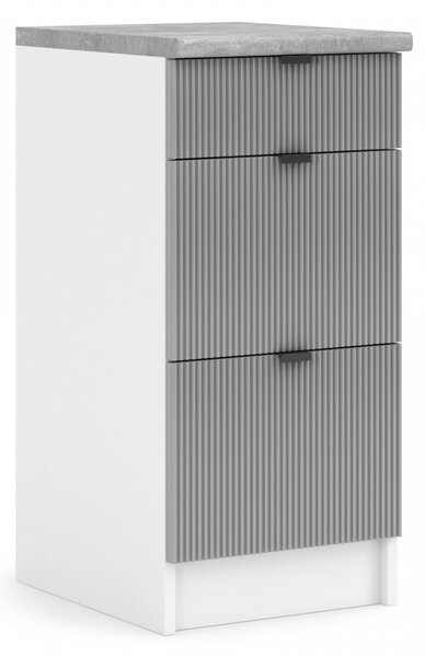 Kuchyňská skříňka spodní 40 cm - LAM SZ40 3SZ - Dvířka NELA