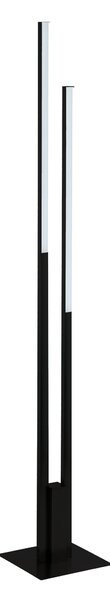 EGLO Chytrá LED stojací lampa FRAIOLI-Z, 2x17W, teplá bílá-studená bílá, RGB, černá