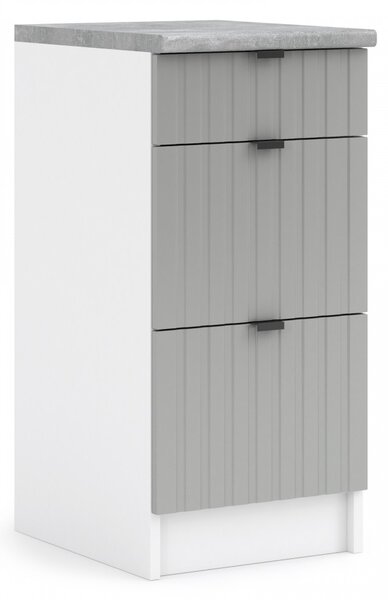 Kuchyňská skříňka spodní 40 cm - LAM SZ40 3SZ - Dvířka CINDY