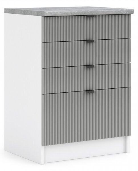 Kuchyňská skříňka spodní 60 cm - LAM SZ60 4SZ - Dvířka NELA