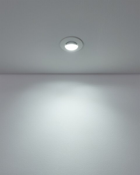 Eglo 300186 - SADA 7xLED Podhledové svítidlo GEDREZ LED/4,9W/230V pr. 9 cm bílá