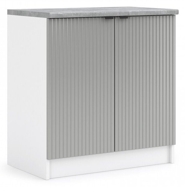 Kuchyňská skříňka spodní 80 cm - LAM D80 2D - Dvířka GISEL