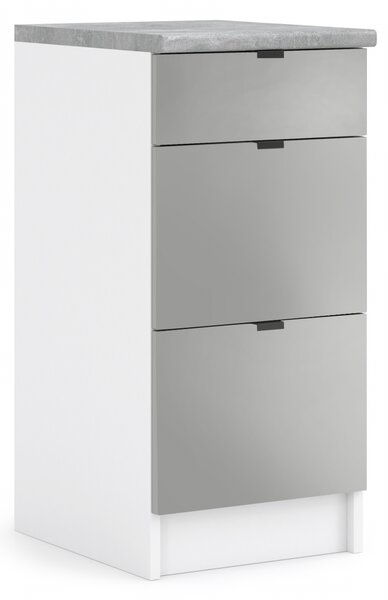 Kuchyňská skříňka spodní 40 cm - LAM SZ40 3SZ - Dvířka LETTY