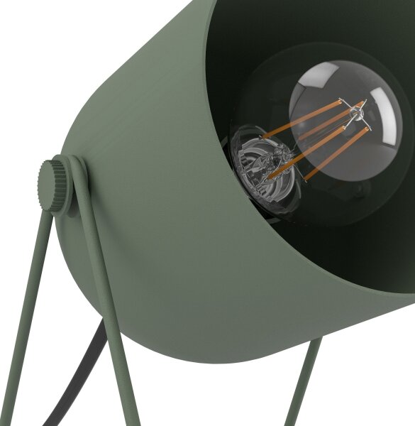 Eglo 44136 - Stolní lampa TILSTON 1xE14/8W/230V zelená