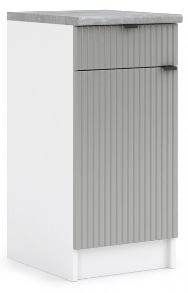 Kuchyňská skříňka spodní 40 cm - LAM D40 1D1SZ - Dvířka GISEL