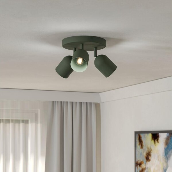 Eglo 44134 - Bodové svítidlo TILSTON 3xE14/40W/230V zelená