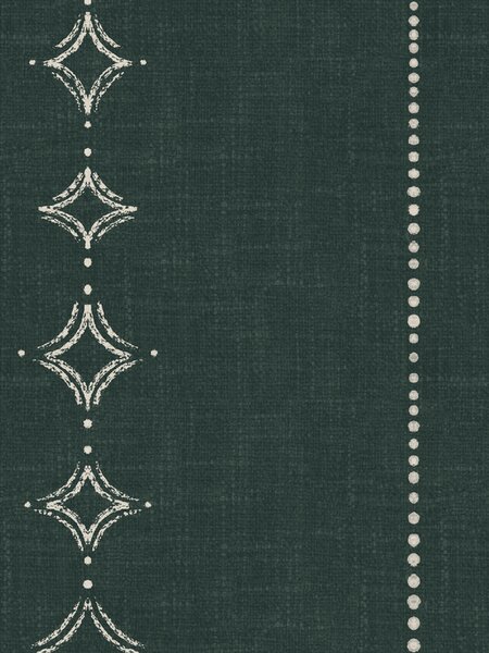 FUGU Elegantní pruhovaná tapeta s jemnými diamanty – Light Diamonds Dark Green Materiál: Digitální eko vlies - klasická tapeta nesamolepicí