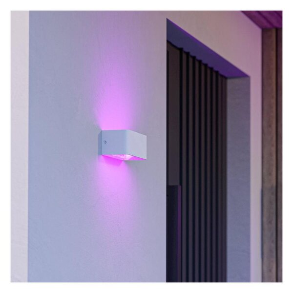 Eglo 901955 - LED RGBW Stm. venk. nást. svítidlo SANIA-Z LED/10W/230V IP55 bílá