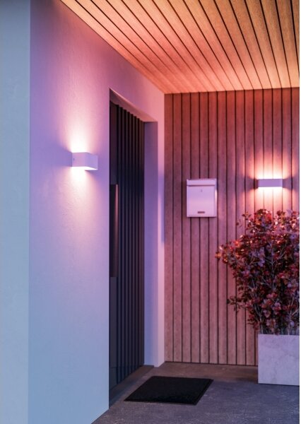 Eglo 901955 - LED RGBW Stm. venk. nást. svítidlo SANIA-Z LED/10W/230V IP55 bílá