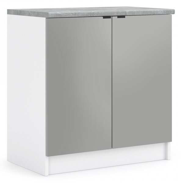 Kuchyňská skříňka spodní 80 cm - LAM D80 2D - Dvířka LETTY