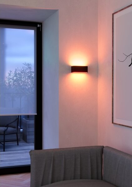 Eglo 901956 - LED RGBW Stm. venk. nást. svítidlo SANIA-Z LED/10W/230V IP55 černá