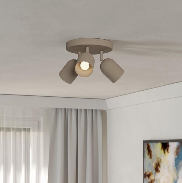 Eglo 44163 - Bodové svítidlo TILSTON 3xE14/40W/230V béžová