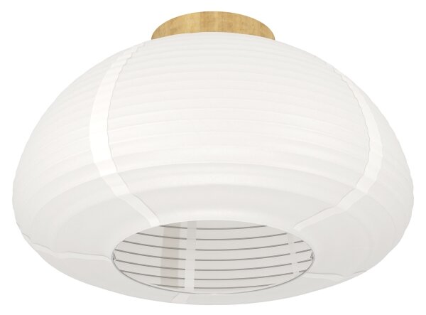 Eglo 44063 - Stropní svítidlo SUMMERHILL 1xE27/40W/230V pr. 40 cm bílá/béžová