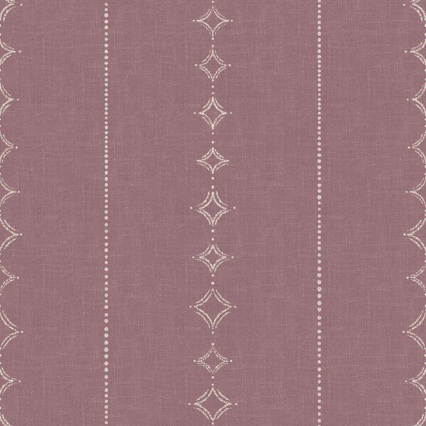 FUGU Romantická tapeta s jemnými pruhy – Light Diamonds Dusty Rose Materiál: Digitální eko vlies - klasická tapeta nesamolepicí