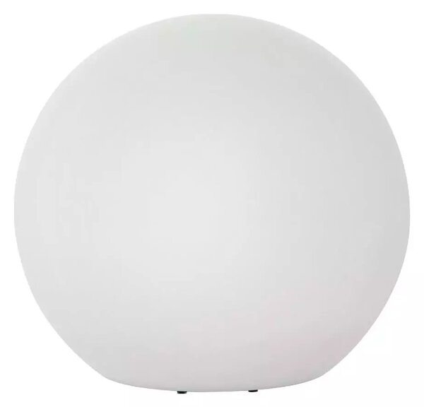 Redo 9965 Baloo, venkovní koule z bílého polyethylénu, kabel 3m s vidlicí 1xE27 max 23W, průměr 38cm, IP65