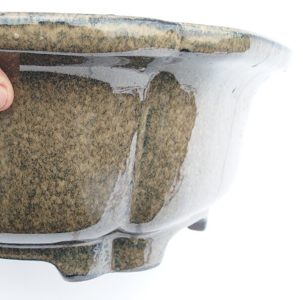 E-bonsai Miska 41 x 15 cm barva šedá