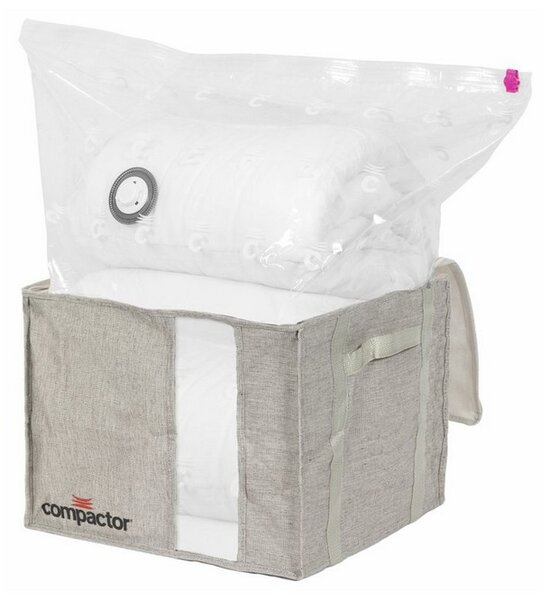 Úložný box s pouzdrem Compactor Oxford M, 125 l, šedá