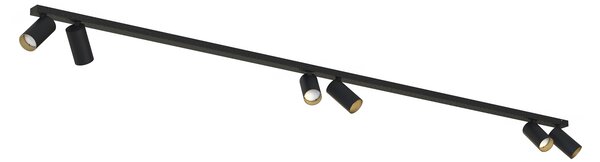 NOWODVORSKI Stropní bodové LED osvětlení MONO, 6xGU10, 10W, černé, zlaté 7770