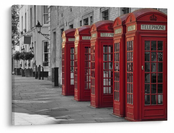 Obraz - Londýnské telefonní budky (70x50 cm)