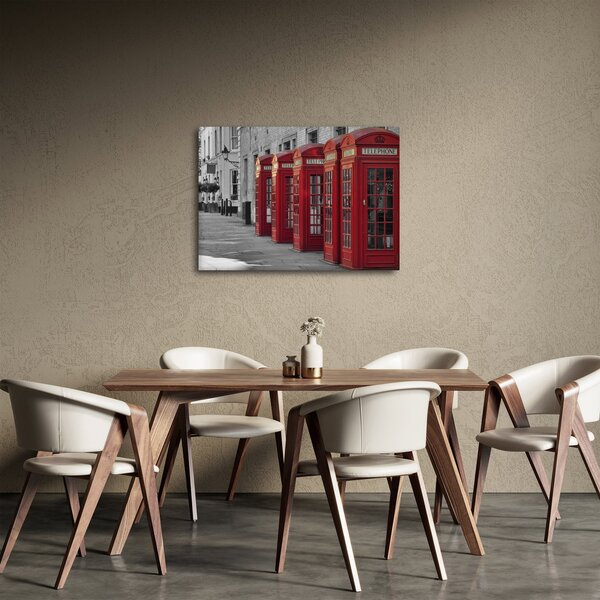 Obraz - Londýnské telefonní budky (70x50 cm)