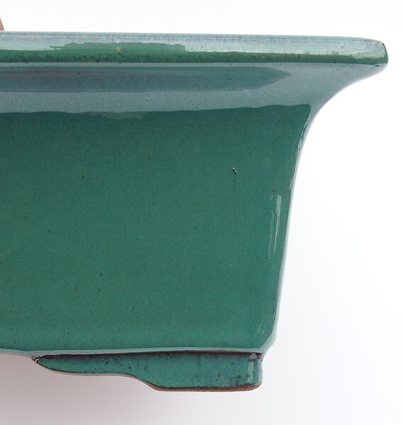 E-bonsai Miska 33,5 x 27,5 x 12,5 cm barva zelená