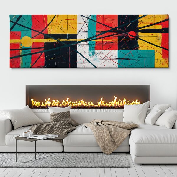 Obraz na plátně - Setkání po mnoha letech FeelHappy.cz Velikost obrazu (šířka x výška): 60 x 20 cm