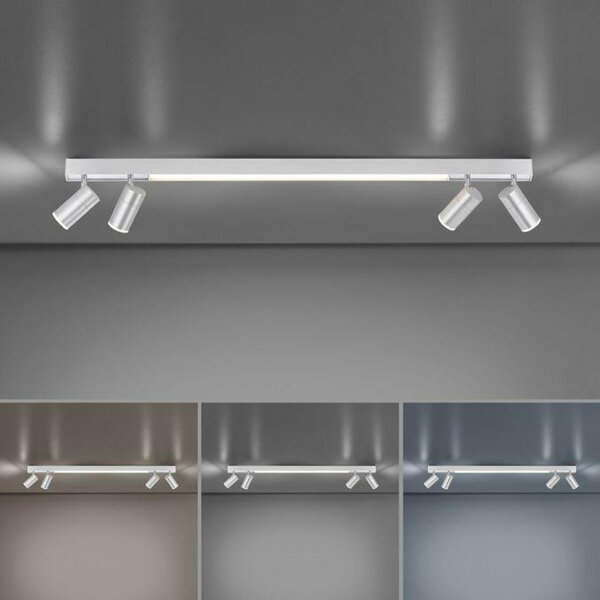 PAUL NEUHAUS PURE LINES LED bodové svítidlo stmívatelné otočné CCT 2700-5000K hliník 6121-95