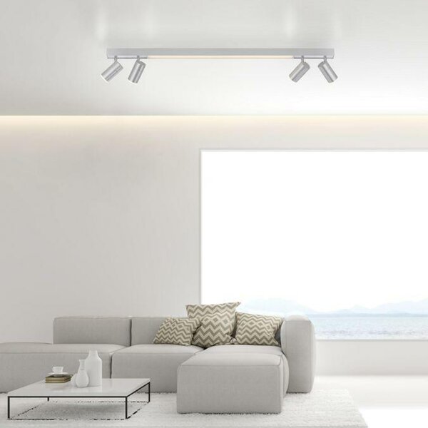 PAUL NEUHAUS PURE LINES LED bodové svítidlo stmívatelné otočné CCT 2700-5000K hliník 6121-95