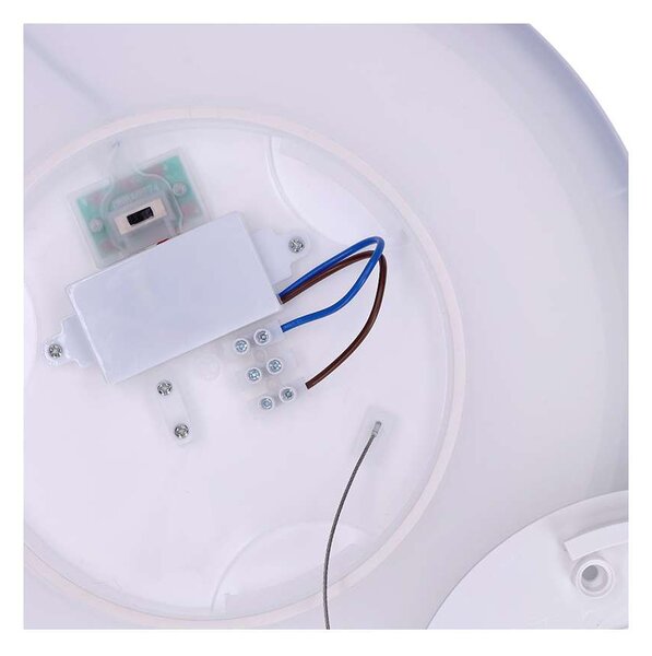 LED stropní světlo odolné vůči vlhkosti WO826 - průměr 30 cm, bílá