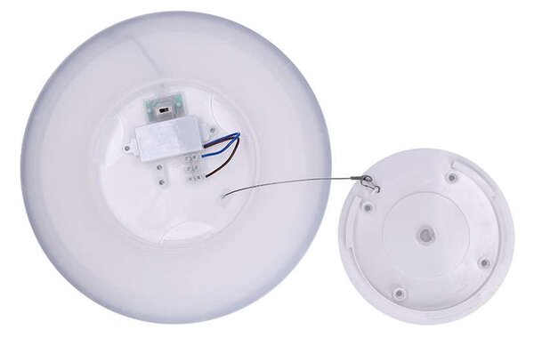 LED stropní světlo odolné vůči vlhkosti WO826 - průměr 30 cm, bílá