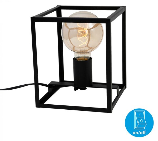 BRILONER Stolní lampa, 17 cm, max. 40 W, černá BRI 7020-015