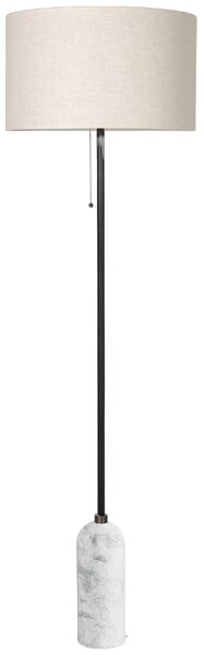 GUBI Mramorová stojací lampa Gravity 169 cm