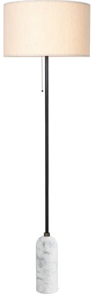 GUBI Mramorová stojací lampa Gravity 169 cm